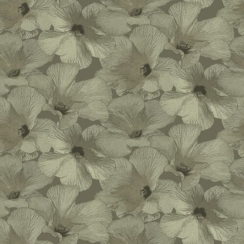 Dutch Wallcoverings Behang Annuell Hibiscus Zand 11005 Dutch Wallcoverings Behang Annuell Hibiscus Zand 11005