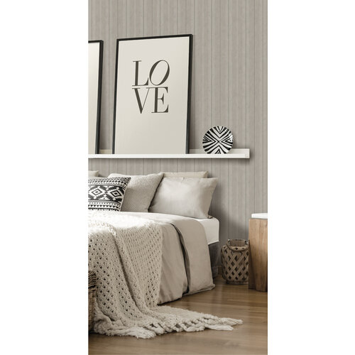 Dutch Wallcoverings Behang Annuell Streep Grijsbeige 11025 Dutch Wallcoverings Behang Annuell Streep Grijsbeige 11025