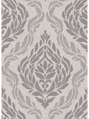Dutch Wallcoverings Behang Carat Deluxe Medaillon Beige/Zilver 10060-02