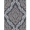 Dutch Wallcoverings Behang Carat Deluxe Medaillon Antr/Zilver 10060-37 Dutch Wallcoverings Behang Carat Deluxe Medaillon Antr/Zilver 10060-37