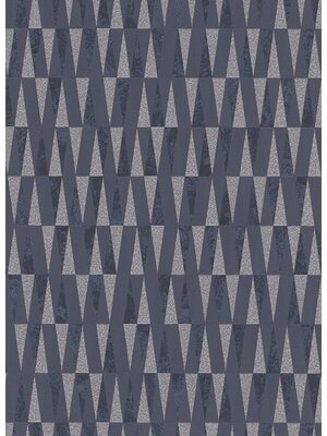 Dutch Wallcoverings Behang Carat Deluxe Dessin Zwart/Zilver 10061-37