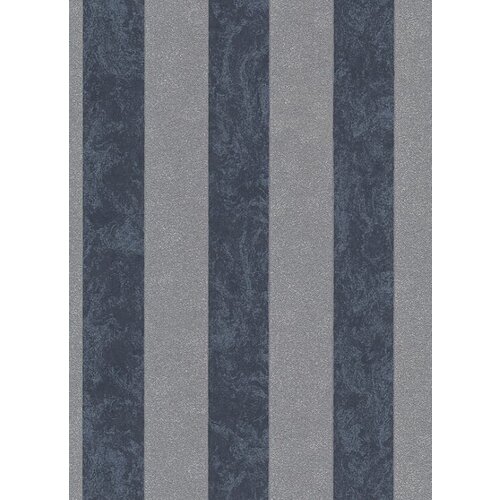 Dutch Wallcoverings Behang Carat Deluxe Streep Antraciet/Zilver 10077-37 Dutch Wallcoverings Behang Carat Deluxe Streep Antraciet/Zilver 10077-37