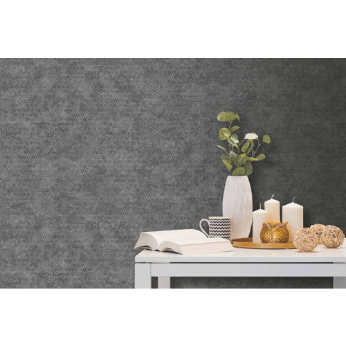 Dutch Wallcoverings Behang Escapade/Couleurs Geo Grijs/Zilver L758-09