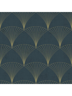 Dutch Wallcoverings Behang Design Chrysler Blue 12000