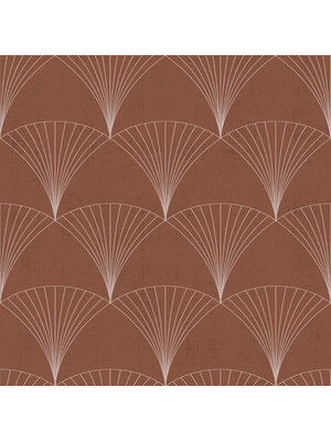 Dutch Wallcoverings Behang Design Chrysler Orange 12002