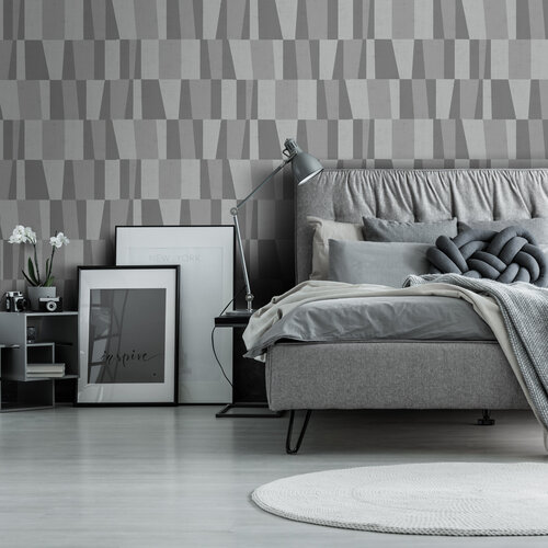 Dutch Wallcoverings Behang Design Ruth Grey 12014 Dutch Wallcoverings Behang Design Ruth Grey 12014