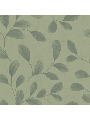 Dutch Wallcoverings Behang Design Leaves Green 12019