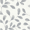 Dutch Wallcoverings Behang Design Leaves White-Grey 12021 Dutch Wallcoverings Behang Design Leaves White-Grey 12021