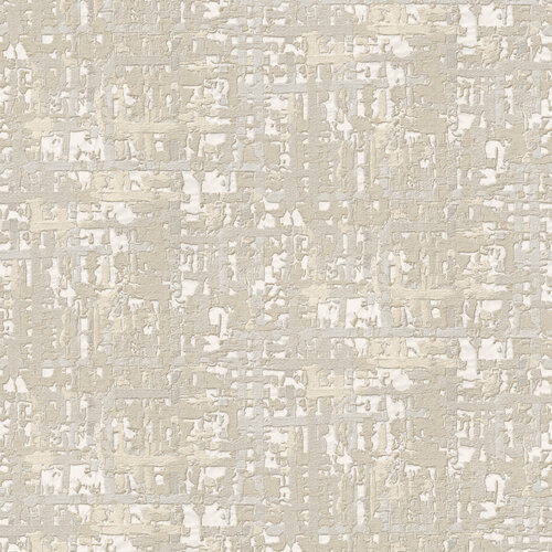 Dutch Wallcoverings Behang Embellish Fabric Abstract Cream  De120091