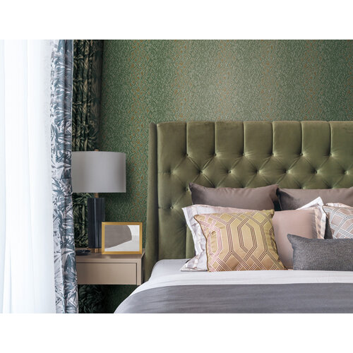 Dutch Wallcoverings Behang Embellish Stripe Design Green De120128 Dutch Wallcoverings Behang Embellish Stripe Design Green De120128