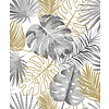 Dutch Wallcoverings Behang Escapade Palmbladeren Zwart/Goud L604-09 Dutch Wallcoverings Behang Escapade Palmbladeren Zwart/Goud L604-09