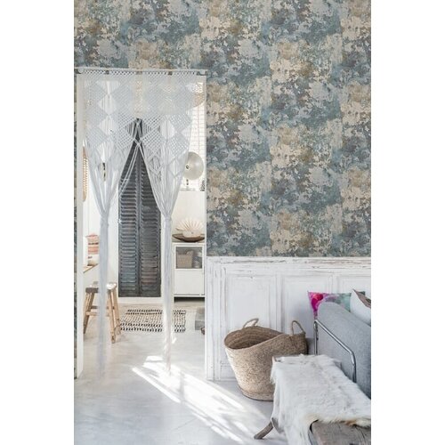 Dutch Wallcoverings Behang Exposure Betonlook Grijs/Groen Ep3001
