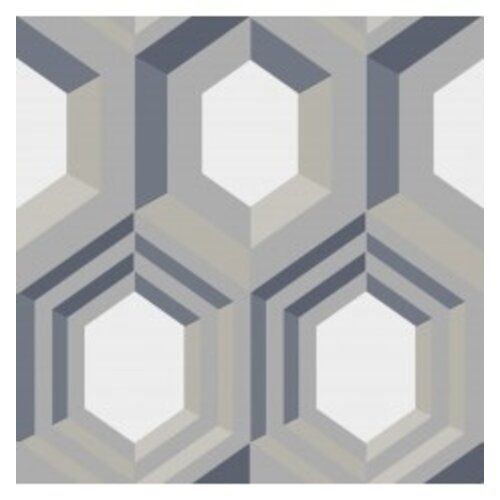 Dutch Wallcoverings Behang Galactik Retro Grijs/Blauw J407-08 Dutch Wallcoverings Behang Galactik Retro Grijs/Blauw J407-08