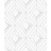 Dutch Wallcoverings Behang Galactik Ruit Wit/Lichtgrijs L614-00 Dutch Wallcoverings Behang Galactik Ruit Wit/Lichtgrijs L614-00