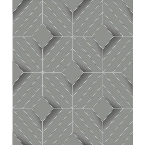 Dutch Wallcoverings Behang Galactik Ruit Grijs L614-09 Dutch Wallcoverings Behang Galactik Ruit Grijs L614-09