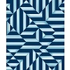 Dutch Wallcoverings Behang Galactik Ruit/Streep Blauw L858-01 Dutch Wallcoverings Behang Galactik Ruit/Streep Blauw L858-01