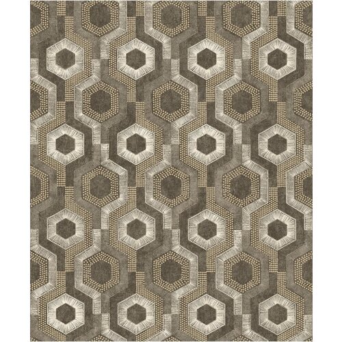 Dutch Wallcoverings Behang Galactik Dessin Bruin L927-08 Dutch Wallcoverings Behang Galactik Dessin Bruin L927-08