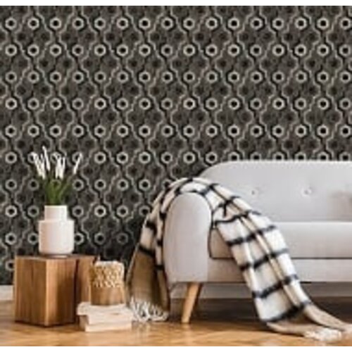 Dutch Wallcoverings Behang Galactik Dessin Bruin/Zwart L927-19 Dutch Wallcoverings Behang Galactik Dessin Bruin/Zwart L927-19