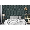 Dutch Wallcoverings Behang Galactik Dessin Groen/Goud L949-01