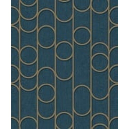 Dutch Wallcoverings Behang Galactik Dessin Blauw/Goud M240-01 Dutch Wallcoverings Behang Galactik Dessin Blauw/Goud M240-01