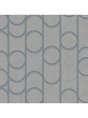 Dutch Wallcoverings Behang Galactik Dessin Grijs/Blauw M240-09