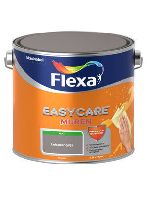 Flexa Easycare Muurverf Mat - Leisteengrijs - 2,5 liter Flexa Easycare Muurverf Mat - Leisteengrijs - 2,5 liter