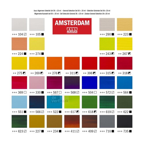 Amsterdam Set 36 x 20 ml Amsterdam Set 36 x 20 ml