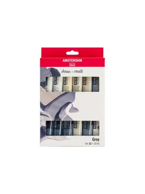 Amsterdam Set 12 x 20 ml - Grijs