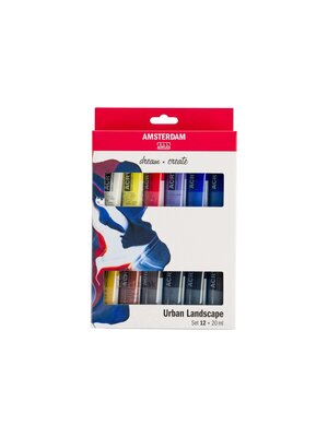 Amsterdam Acrylverf - set 12 x 20 ml - Urban Landschap Amsterdam Acrylverf - set 12 x 20 ml - Urban Landschap