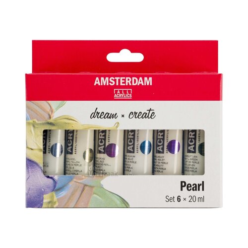 Amsterdam Standard Series Acrylics 6 x 20 ml Glasparel Set Amsterdam Standard Series Acrylics 6 x 20 ml Glasparel Set