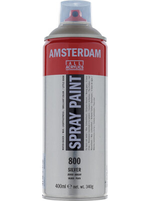 Amsterdam Spraypaint - 400 ml - Zilver 800 Amsterdam Spraypaint - 400 ml - Zilver 800