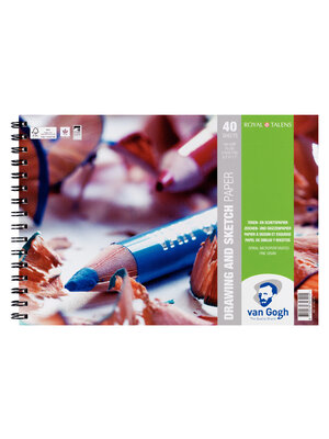 Van Gogh Teken en Schetspapier - 160 gram - A4 Van Gogh Teken en Schetspapier - 160 gram - A4