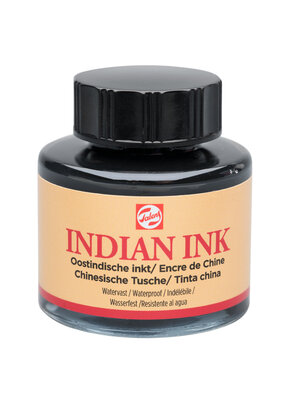 Royal Talens Oostindische Inkt Flacon - 700 Zwart - 30 ml