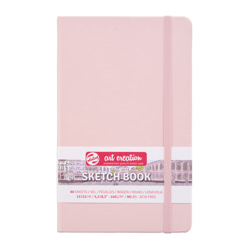 Royal Talens Art Creation Schetsboek Pastel Pink - 13 x 21 cm - 140 gram Royal Talens Art Creation Schetsboek Pastel Pink - 13 x 21 cm - 140 gram