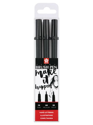 Sakura Pigma Brush Pen - set van 3