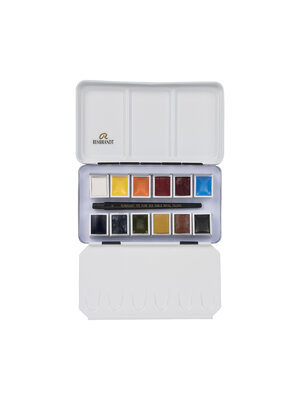 Rembrandt Aquarelverf - set 12 napjes - metalen blik - Portrait Selection
