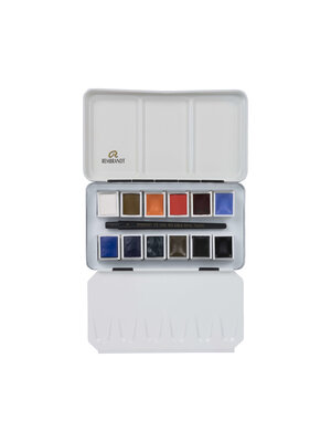 Rembrandt Aquarelverf - set 12 napjes - metalen blik - Cityscape Selection
