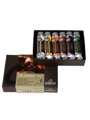 Rembrandt Olieverf Starterset - 6 x 15 ml Tubes