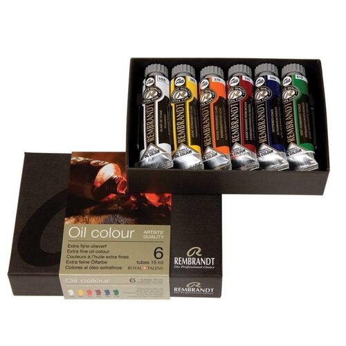 Rembrandt Olieverf Starterset - 6 x 15 ml Tubes