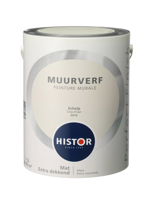 Histor Perfect Finish Muurverf Mat - Schelp - 5 liter