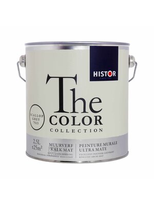Histor The Color Collection Muurverf Kalkmat - Scallop Grey - 2,5 liter