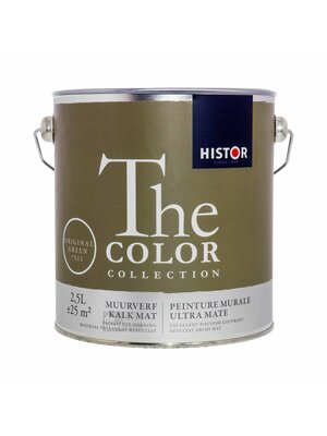 Histor The Color Collection Muurverf Kalkmat - Original Green - 2,5 liter