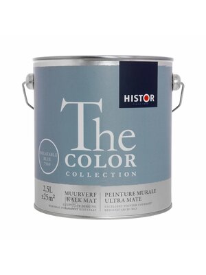 Histor The Color Collection Muurverf Kalkmat - Inflatable Blue - 2,5 liter