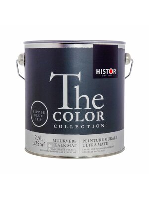 Histor The Color Collection Muurverf Kalkmat - Yippee Blue - 2,5 liter