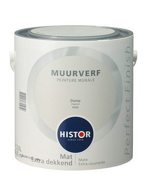 Histor Perfect Finish Muurverf Mat - Damp - 2,5 liter