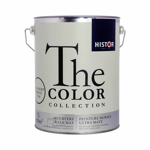 Histor The Color Collection Muurverf Kalkmat - Sunlight White Histor The Color Collection Muurverf Kalkmat - Sunlight White