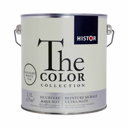 Histor The Color Collection Muurverf Kalkmat - Sunlight White Histor The Color Collection Muurverf Kalkmat - Sunlight White