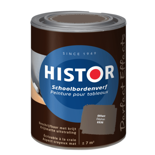 Histor Perfect Effects Schoolbordenverf - Olifant - 1 liter Histor Perfect Effects Schoolbordenverf - Olifant - 1 liter