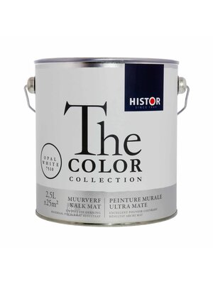 Histor The Color Collection Muurverf Kalkmat - Opal White- 2,5 liter