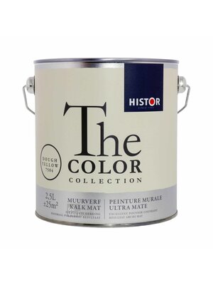 Histor The Color Collection Muurverf Kalkmat - Dough Yellow - 2,5 liter